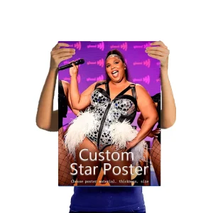 Large Size A3 A4 A5 3D Digital Poster Printing on Coated Offset & Art Paper with Film Lamination for Wall