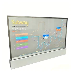 Latest 30” 55inch OLED Double-Sided Smart TV Display Cabinet with Text Indoor Use 1 Year Warranty for Elevator Digital Signage