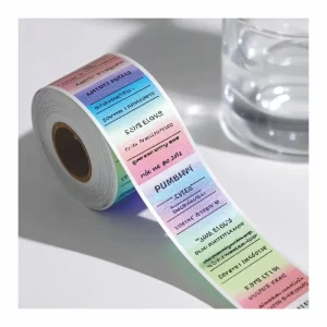 Latest Design Customized Printed Sticker Printing Waterproof Gloss Lamination Label