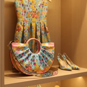 Latest Fashion Handbag Designer Shoulder Bag for Lady Textures Printing Ladies Bag for Women Unique Design Product