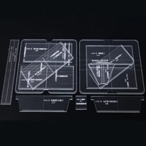 Leather Acrylic Templates Transparent Handbag Leather Stencils