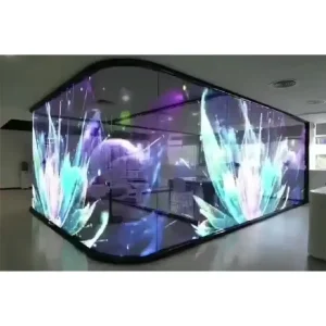 Led Hologram Screen P16 Digital And Signage Flexible Customized Size Holographic Transparent Shopping Mall Indoor 3D 4k Wall
