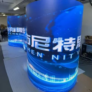 Led Panel Screen Full Color HD P2 P2.5 Flexible Led Panel Rgb Curved Flexible Led Board Soft Led Module for Advertising Display