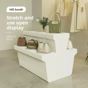 Lightweight Foldable Composite Material Floor-Standing Display Stand
