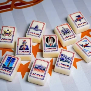 Limited Edition American Mahjong Set Semiquincentennial Patriotic Mahjong Tiles Ready to Ship in Stock