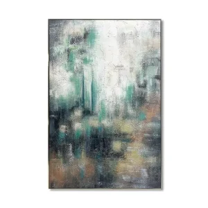 Living Room Decor Framed Large Abstract 3D Hand Painted Wall Art Poster Thick Textured Canvas Oil Painting