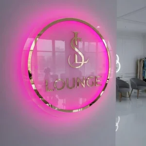 Living Room Decor Outdoor Company Logo Sign Advertising LED Signage 3D Acrylic Letter Business Store Front Custom Signs