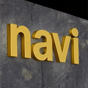 Logo Business Signage 3D Logo Wall Salon Sign Custom Stainless Steel Metal Letters Signs Offices Storefront Signboard