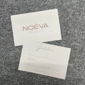 Low MOQ Business Cards 400g Offset/Cardboard Art 5x9cm Fancy Screen Printed Embossed Custom Logo Guangdong Thank You