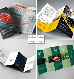 Low MOQ Custom Book Booklet Catalog Brochure Product Manual Folder Flyer Printing Design