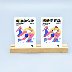Low MOQ Customized Logo Recycled Paper Card Printing Folded Flyers Gift Greeting Postcard Thank You Cards Bill Small Business
