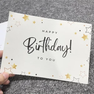 Low MOQ Luxury Business Greeting Cards Digital Printing Fancy Standard Size 10x15cm Guangdong Origin Custom Offset