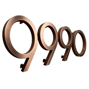 Low MOQ Titanium 3D Solid Letters Custom Font Shop Wall Decoration