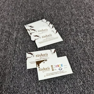 Low Minimum Custom Printed Business Cards With Logo Printing Packaging & Printing Services Thanks You Cards