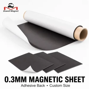 Low-Profile Photo Wall Magnets And Refrigerator Displays With 0.3mm Adhesive Sheet Material