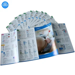 Lowest Price Custom Product Fold Brochure Printing Offset Printing Advertising Film Lamination Catalog Printing Customer’s Logo