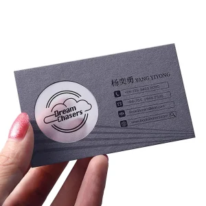 Luxurious Custom-made Creative Transparent PVC Black Card Paper Business Card Printing – High-end Business Cards