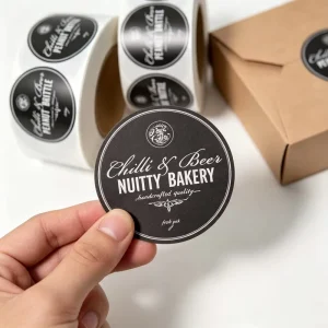 Luxurious Eco Friendly Waterproof PP Self Adhesive UV Resistant Vinyl Strong Sticker Customizable Industrial Use Label
