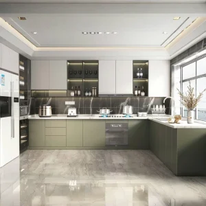 Luxurious Modern Design Custom Cabinets Personalized Cabinets Glass Display Stands Suitable for Apartments
