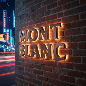 Luxury 3D Logo Outdoor Led Letter Sign Led Backlit Brand Signage Custom Metal Channel Letter for Company Store Decor