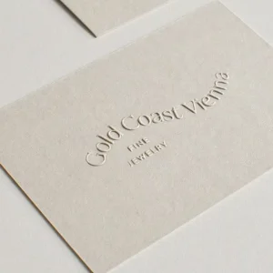 Luxury Brand Card Customized logo Embossed Gift Thank-you Card Business Meeting Business Card Customization