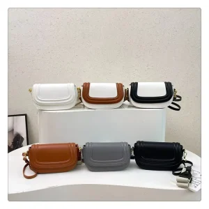 Luxury Brand PU Handbags for Women Shoulder Crossbody Bags Embroidery Letterpress Printing