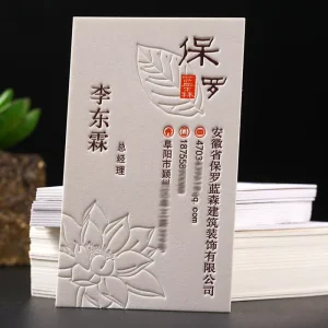 Luxury Business Card Business Appreciation Card Hot Stamping Embossed Customized Business Card