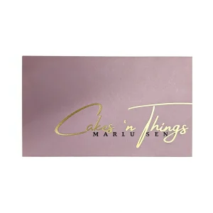 Luxury Business Cards with Custom Design Gold & Silver Foil Stamping Offset Printing Art Paper Embossing Letterpress Printing