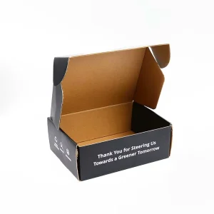 Luxury Corrugated Cardboard Paper Packaging Box Custom Design for Ecommerce Mailer Postal Shipping Skincare Box with Logo Print