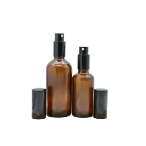 Luxury Cosmetic Packaging 5ml 10ml 15ml 20ml 30ml 50ml 100ml Empty Amber Brown Glass Spray Bottles for Perfume