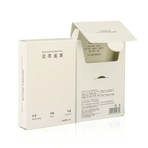 Luxury Cream Jar Packaging Box Double Sided Printing Specialty Paper Folding Carton Custom Logo Paper Box for Skincare Cosmetic