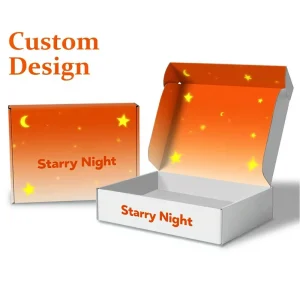 Luxury Custom Carton Gift Box for Cosmetic Packaging Portable Design with Embossing Option Corrugated Cardboard Mailer Box