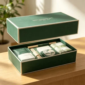 Luxury Custom Gift Box Rigid Lid and Base Gift Box Packaging for Tea Beverage Health Product Gift Pack