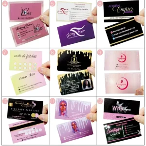 Luxury Custom Paper Business Card Double Sides Printing Paper Card Advertising Greeting Cards for Small Business