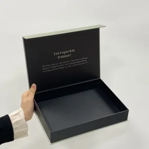 Luxury Design with Your logo Custom Printed Recycled Cardboard Gift Box Magnetic Lid Flip Paper Packaging Box for Wedding