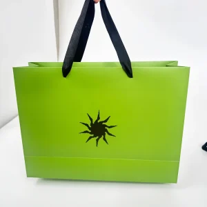 Luxury Durable Custom Logo Printed Embossed Gift Paper Boutique Shopping Bags With Silk Screen Printing