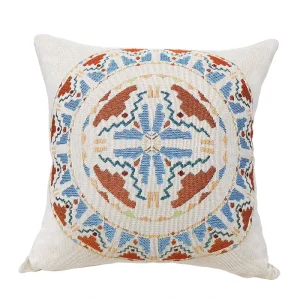Luxury Eco Friendly Cotton Jacquard Cover Cushion Home Decor Woven Pillow for Reading & Bed Rest