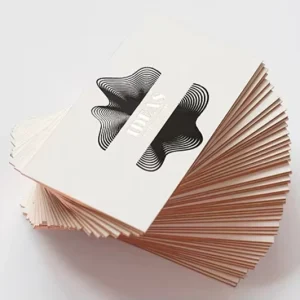 Luxury Embossed Black Business Card Custom Visiting Card With Gold Foil Stamping Cardboard Paper & Paperboard Printing Product