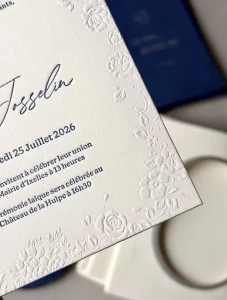 Luxury Embossed Texture Greeting Card