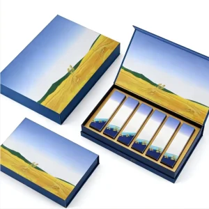 Luxury Gift Box Magnetic Box Packaging Book Shaped Box for Lipstick Essential Oil Wig Packaging
