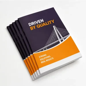 Luxury Glossy Brochure Catalog Printing with Recyclable Paper