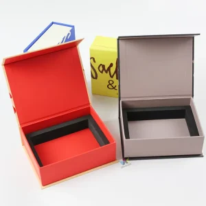 Luxury Handmade Embossed Matt Laminated Rigid Gift Jewelry & Pastry Box for Wedding Christmas Customizable Size