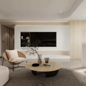Luxury Interior Design Modern Style Boutique Villa Full House 3D Rendering Overall Construction & Real Estate CAD Planning