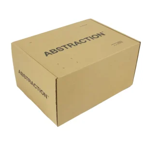 Luxury Kraft Printed Logo Shopping Cosmetics Boutique Packaging Shipping Box With Plastic Handle