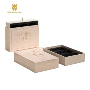 Luxury Layered Gift Box Set Custom Logo Design Self-Erecting Boxes Four-Color Printing Kraft Corrugated Lining