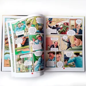 Luxury Magazine Story Book Adult Fiction Comic Book Hard Cover Book Print