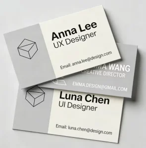 Luxury Printed Business Cards with Premium Quality and Free Design Service Print on Demand Paperboard Printing for Business