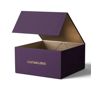 Luxury Rigid Flap Gift Packaging With Black Foam UV Spot Logo Cosmetic Bottle Beauty Products Magnetic Boxes
