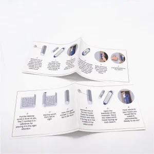 Luxury Tri-fold Flyers Brochure Paper Flyer Custom Digital Printing Advertising Color Flyers Catalogs Brochures for Business