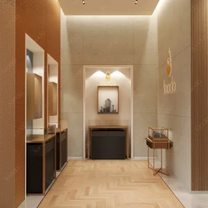 Luxury Watch & Jewelry Store Display Showcase Custom LED Glass Cabinets with LED Lighting for Boutique Interior Design